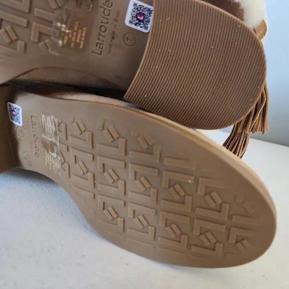 Larroude Suede Bootie "NEW" - Picture 13 of 16